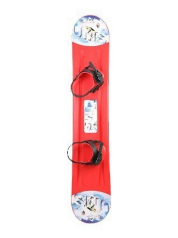 Beginner Snowboard Set with Bindings, All-Mountain Ski Equipment, Men Women Adults Kids Universal Learning Gear