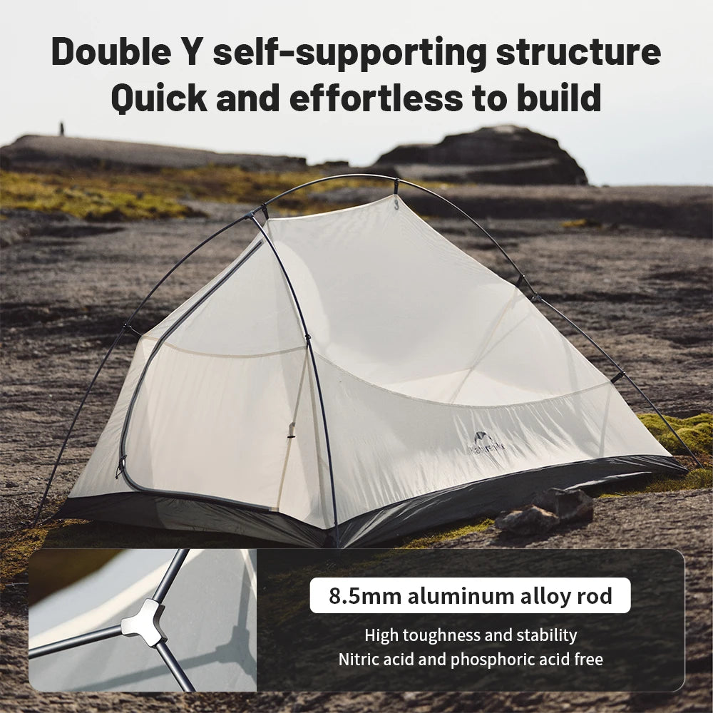 Naturehike Cloud up 2 pro Two Person Hiking Tent Lightweight Outdoor Camping Professional Camping Equipment